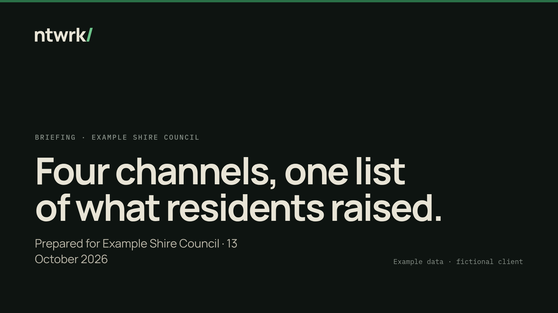 Council starter, slide 1